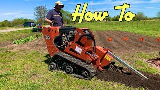 Operating a Trencher | DIY