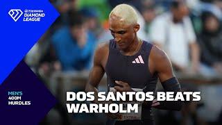 Alison Dos Santos shocks Karsten Warholm in Oslo 400m hurdles - Wanda Diamond League 2024