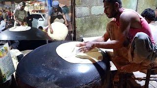 Big Roti Making on Tawa | Big Roti Handling Skills  | Big Tawa Roti Making Skills | Handmade Skills