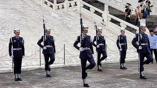 2025/3/4 ️操演到一半 下起大雷雨‼️ 中正紀念堂 空軍儀隊 禮兵巡查＆訓練展示｜Jimmy Vlog Taiwan