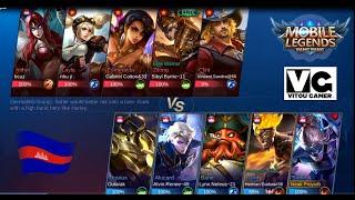 Mobile Legend Bang Bang: Playing Saber For The First Time By Vitou Gamer (MLBB Name: Neak Proyuth).