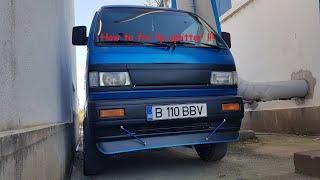 Microvan transformation journey STEP:4 Daewoo Damas / How to Install a Car Front Lip Splitter