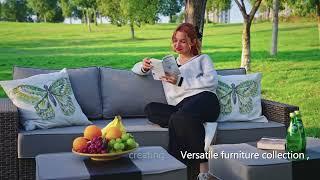 Introducing the 2024 New Sofa – Bigger & More Comfortable!#patio #patiofurniture