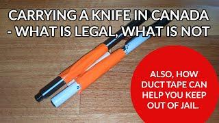 Laws Relating To Carrying Knives In Canada