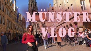 MÜNSTER VLOG I ALMANİYA I Küçələr I Həftə Bazarı I Kilsə I Bavariya Mətbəxi