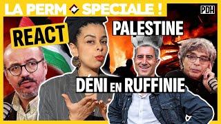 REACT - PALESTINE : DÉNI EN RUFFINIE, LE CAS SANSAL, COQUEREL FACE AUX FACHOS DE SUD RADIO ft Moumou