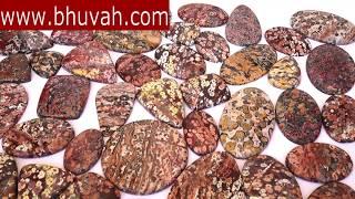 Leopard Skin Jasper Cabochon | Leopard Skin Jasper Stone | Leopard Skin Jasper Gemstone & Shape Size