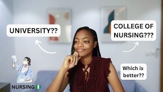 Nursing in University VS College of nursing?? Which route in 2024?? | My opinion