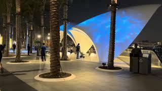 Evening at Dubai Creek Harbour Marina Walk