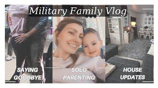 Solo Mom Life Begins: First Day Alone with Toddler & Newborn After Husband Deploys | Vlog 133