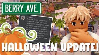 BERRY AVENUE'S HALLOWEEN UPDATE IS CONFIRMED!  *release date revealed*