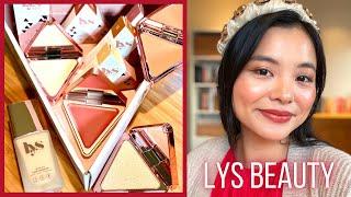 Full Face of LYS BEAUTY | Swatches & Review of Foundation, Powder, Bronzer, Blush, and Highlighter!