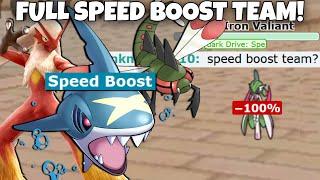 Using a FULL SPEED BOOST ABILITY Team in Pokemon Scarlet and Violet!