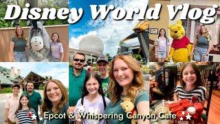 Disney World Vlog | Epcot & Whispering Canyon Cafe Dinner | Day 8 | June 2024