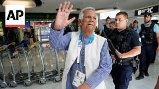 Muhammad Yunus leaves Paris for Bangladesh, expected to lead interim government