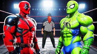 DEADPOOL VS GREEN SPIDERMAN - EPIC BATTLE