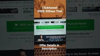 FREE ClickFunnels 30 Day Access + Sales Funnel Building Training