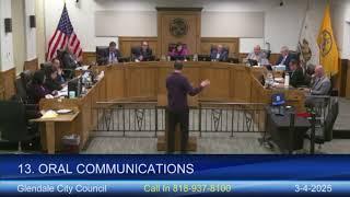 Tony Sardo thanks Council for removing the Brand Bike Demonstration Project