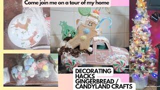 Cheap - Gingerbread / Candyland DIY'S part 7 fakebake truck , easy diy ornaments & TOUR