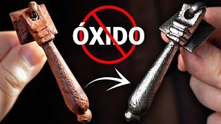 Cómo QUITAR ÓXIDO (Fácil y Efectivo) ¡Sin dañar el metal!  Limpiar oxidación rápido y barato