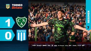 SARMIENTO 1 - 0 RACING | Resumen del partido | #TorneoBetano 2024