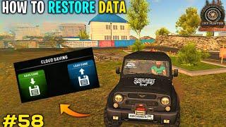 HOW TO RESTORE DATA IN RUSSIAN CAR DRIVER UAZ HUNTER || KD FIRE OFFICIAL