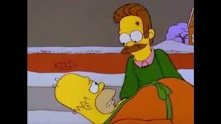 Thats right old friend - Homer and Ned - The Simpsons