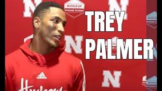 Trey Palmer interview after Nebraska Cornhuskers tight win over North Dakota | #big10