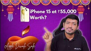 Apple Diwali Sale Offers  iPhone 15 at ₹55,000 Worth Buying?