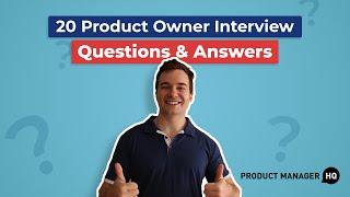 20 Product Owner Interview Questions and Answers