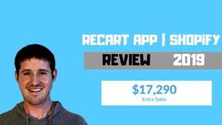 Recart Messenger Marketing App Review & Tutorial | Recover Abandonded Carts