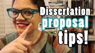 Dissertation proposal tips! | How to write a thesis proposal