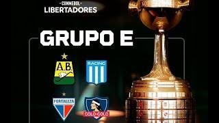 Rivales de Bucaramanga en la Copa Libertadores. Grupo E Racing, Colo-Colo,  Bucaramanga y Fortaleza.