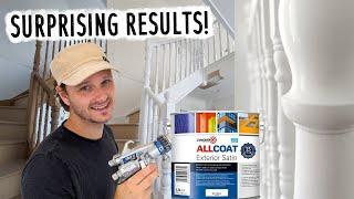 Exterior Paint Inside?! Zinsser Allcoat DIY Project