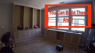 How To Build Beautiful Built in Cabinets With Doors.