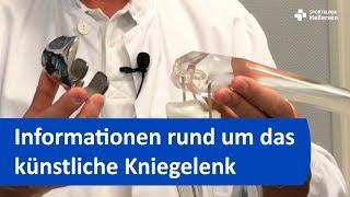 Informationen rund um das künstliche Kniegelenk - Dr. Joachim Hagenah, Sportklinik Hellersen