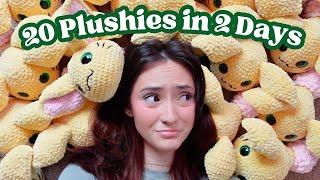 I Crocheted 20 Plushies in 2 Days