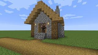 How to build a Minecraft Village Armorer House (1.14 plains)