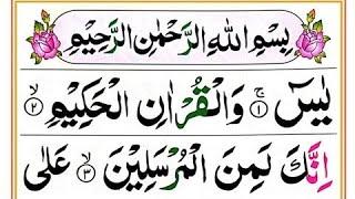 036 Surah Yaseen Full [Surah Yasin Recitation with HD Arabic Text]  Surah Yaseen Pani Patti Voice