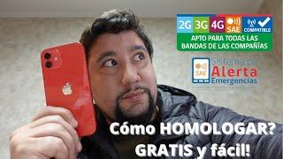 Aprende a HOMOLOGAR un celular en Chile!  GRATIS y FÁCIL!!! 