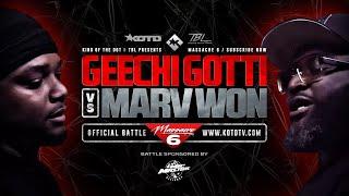 GEECHI GOTTI vs MARV WON - KOTD x TBL - Co-Hosted By MURDA MOOK