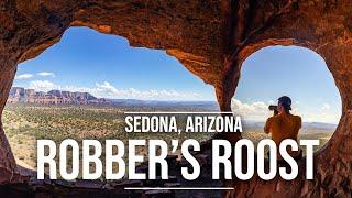 Robber's Roost Guide, Amazing Sedona Secret Cave Hike | No Crowds! [4K]