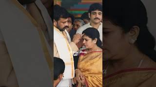 Chiranjeevi and Wife surekha koindela with Nagarjuna #shorts