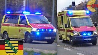 [CHEMNITZ] NEF + RTW auf Einsatzfahrt | Emergency doctor + Ambulance responding on siren and lights