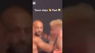 Tyson Slaps Paul  #shorts