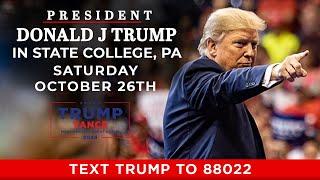 LIVE: President Trump in State College, PA