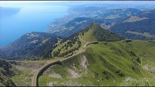 Incredible 4K Scenery: From Montreux to Rochers de Naye with a Cog Railway