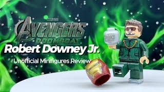 LEGO Doctor Doom and Tony Stark Ironman RDJ Unofficial Lego Minifigures