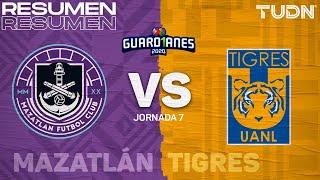 Resumen y goles | Mazatlán F.C. vs Tigres | Guard1anes 2020 Liga Mx - J7 | TUDN