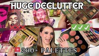 HUGE eyeshadow COLLECTION (200+) DECLUTTER | 2024